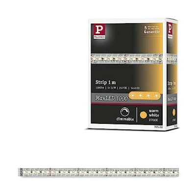 Immagine di Paulmann MaxLED 1000 70568 Espansione striscia LED con spina 24 V 1 m Bianco caldo pz.