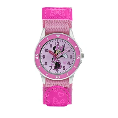 Immagine di Minnie Mouse Orologio Analogico Quarzo Bambina con Cinturino in Tessuto MN5106