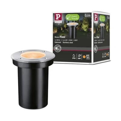 Immagine di Paulmann Floor 2200K rd 94732 Apparecchio da incasso a terra GU10 LED (monocolore) 4.3 W Nero