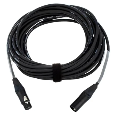 Immagine di XLR Cavo di collegamento Cordial CPM 10 FM [1x Presa 1x Spina XLR] 10.00 m Nero