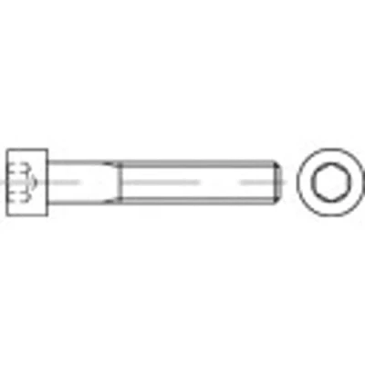 Immagine di TOOLCRAFT 116681 Viti cilindriche M4 10 mm Interno Esagonale DIN 912 Acciaio galvanizzato zinco 100 pz.