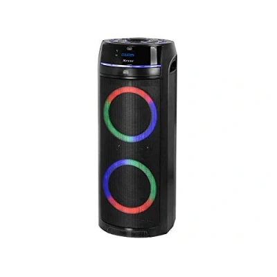 Immagine di Trevi XFest XF 900 CD Altoparlante Amplificato Portatile 90W, Lettore CD, USB, Micro SD, AUX IN, Bluetooth, Batteria Integrata, Karaoke Party Speaker con Microfono Incluso