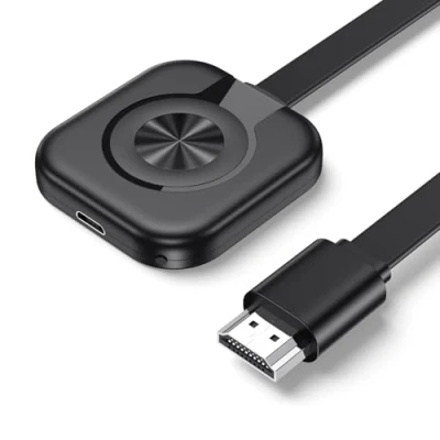 Immagine di Wireless HDMI Dongle da 2,4/5 GHz, Miracast Display Adattatore 1080P WiFi Receiver Compatibile con iPhone/iPad/iOS/Android/Windows/Mac/TV/Monitor/Proiettore,supporta Airplay/Miracast/DLNA
