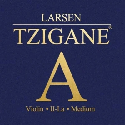 Immagine di LARSEN STRINGS corde per violino Tzigane multifilamento anima in fibra A alluminio medie