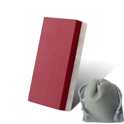 Immagine di CBRIGHT Piccola pietra per affilare, 1PC coltello Whetstone Dual Sided 3000/10000# Mini tascabile, fine e lucidatura di rubino agata (2x1x0.4inch)