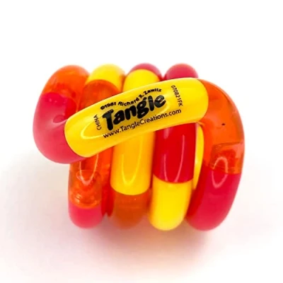 Immagine di TANGLE Jr Classic (ciliegio) giocattolo sensoriale originale Fidget tortuoso per bambini e adulti Toy la scuola Regalo adolescenti