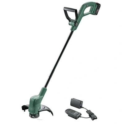 Immagine di Bosch Tagliabordi a batteria EasyGrassCut 18 230 (1 2,0 Ah, sistema Volt, diametro di taglio 23 cm, in scatola cartone)