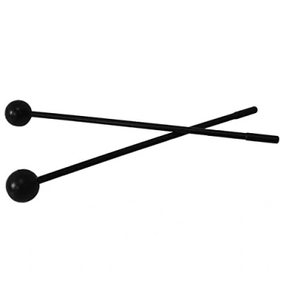 Immagine di A Star Battenti in gomma morbida con impugnatura plastica sicura per carillon, metallofono, glockenspiel, xilofono 2 pezzi/paio