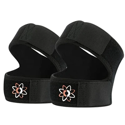 Immagine di ionocore Ginocchiera Rotulea Tutore Ginocchio Recupero Veloce Fascia Rotuleo Elastica Palestra Rotula per Sport, Padel, Calcio, Bodybuilding