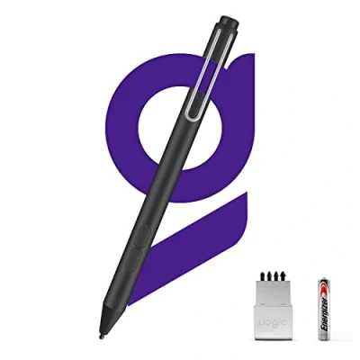 Immagine di Uogic Penna Stilo per Microsoft Surface, Surface [aggiornato] 4096 sensibilità alla Pressione, Palm Reject, Compatibile con Pro X/9/8/7/6/5/4, Laptop/Book/Go/Studio