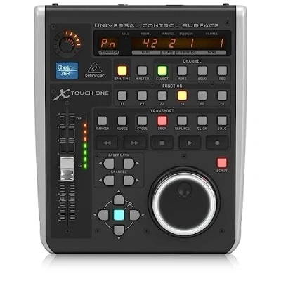 Immagine di BEHRINGER X TOUCH ONE CONTROLLER MIDI USB CON FADER MOTORIZZATO E SCRIBBLE STRIP LCD