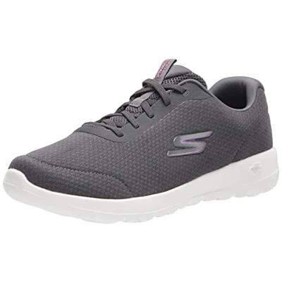 Immagine di Skechers Go Walk Joy Ecstatic, Scarpe da Ginnastica Donna, Carbone, 38 EU Larga