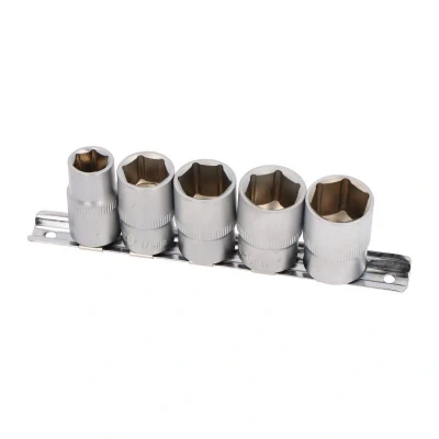 Immagine di ENERGY NE00421 SK5 Set bussole 5 Esagonale Acciaio al cromo vanadio 1/2