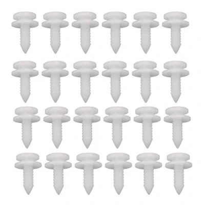 Immagine di Be In Your Mind 50 clip di fissaggio per pannello auto 3B0867333 interni stampaggio fermi bianco compatibile con Passat B5 Transport T5