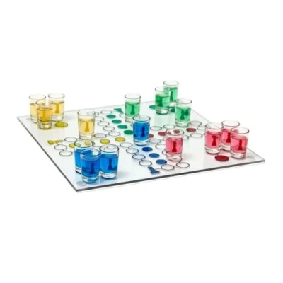 Immagine di Out of the blue Ludo Gioco da tavolo per bere, gli adulti Inclusi 16 bicchieri