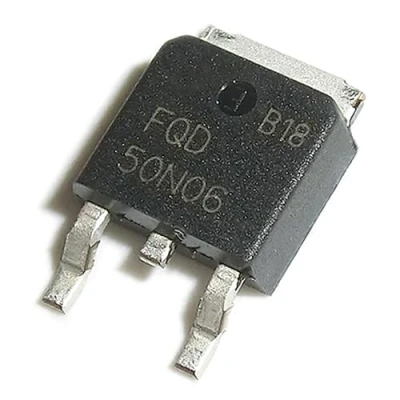Immagine di 10 pezzi 50N06 FQD50N06 60V 50A N Channel MOSFET Transistor TO 252