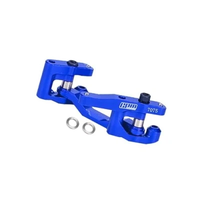 Immagine di GPM Racing Aluminium Steering Set for Arrma 1/18 Granite GROM Mega 380 Brushed 4X4 Monster Truck ARA2102 Upgrades Blue