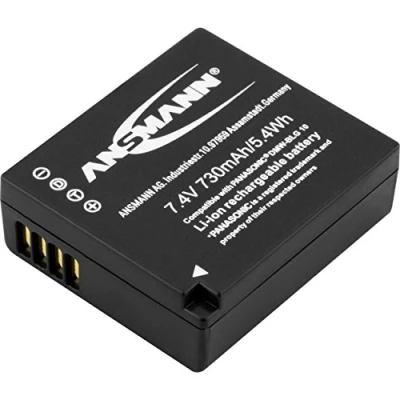 Immagine di Ansmann A Pan DMW BLG 10 batteria ricaricabile fotocamera sostituisce la originale (camera) BLG10E 7.4 V 730 mAh