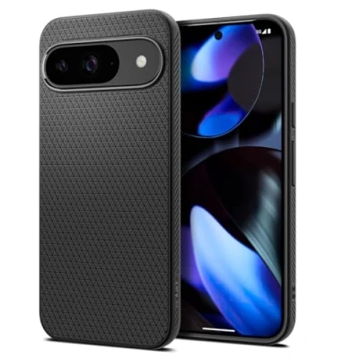 Immagine di Spigen Liquid Air TPU Back Cover Nero Google Pixel 9/9 Pro