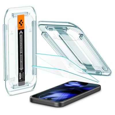 Immagine di Spigen EZ Fit Vetro Temperato Clear Proteggi Schermo con Telaio Di Montaggio Google Pixel 9a