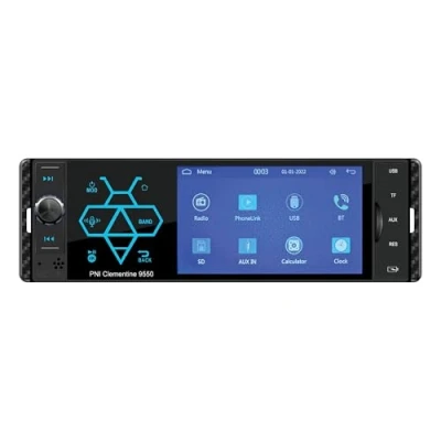 Immagine di Lettore MP5 PNI Clementine 9550 1DIN display 4&quot; 50Wx4, Bluetooth, radio FM, Carplay, funzione RDS