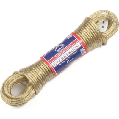 Immagine di Everlasto Everstrong Filo stendibiancheria in PVC di alta qualità, 4,7 mm x 20 m