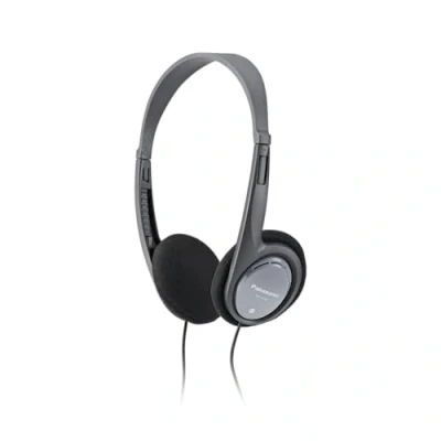 Immagine di Panasonic RP HT090 TV On Ear cuffia auricolare via cavo Grigio regolazione del volume