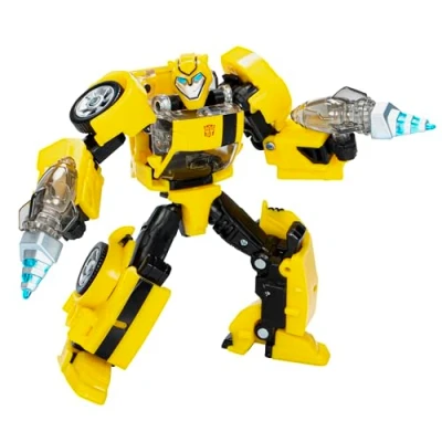 Immagine di Transformers Legacy United, Deluxe Class, Bumblebee (universo Animated), action figure convertibile da 14 cm, dagli 8 anni in su