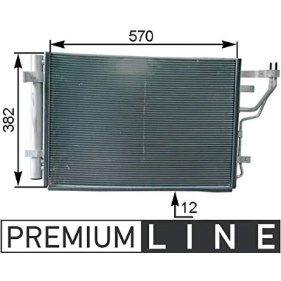 Immagine di MAHLE ORIGINAL AC 442 000P Condensatore con essiccatore 570 KIA: cee‘d I Hatchback