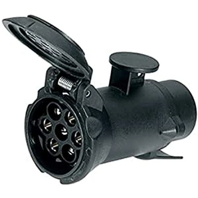 Immagine di HELLA Adattatore, Presa corrente 12V da 7 a 13 poli Lunghezza: 102mm Plastica nero DIN/ ISO: 1724 N Typ/11446 Typ Quantità: 1 8JA 008 981 001