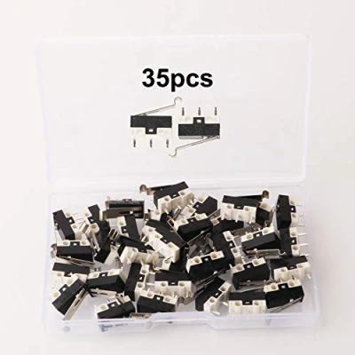 Immagine di GTIWUNG 35 Pezzi Mini interruttore A Levetta SPDT Micro Leva Lunga, Switch, R Tipo AC 1 125 V 3 Pin, Finecorsa