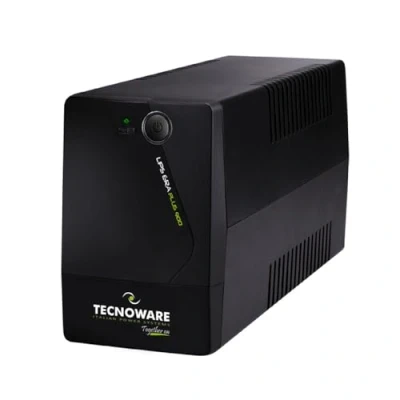 Immagine di Tecnoware Power Systems UPS ERA PLUS 900, Protezione Blackout/Sovratensioni per PC, Modem, DVR e Videosorveglianza, Autonomia 13mon PC 50min Modem/Router, Silenzioso, Pronto all&#039;Uso, 900VA