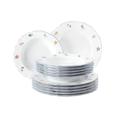 Immagine di Seltmann Weiden 001.717236 Servizio da tavola Sonate Nostalgie, 12 pezzi, 32,3 x 23,5 cm, colore: Bianco