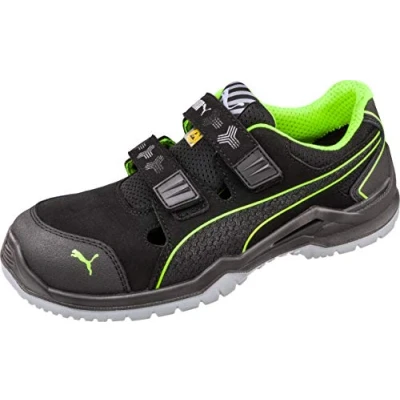 Immagine di PUMA Neodyme Green Low 644300 42 ESD scarpe di sicurezza S1P Taglia delle (EU): Nero, Verde 1 pz.
