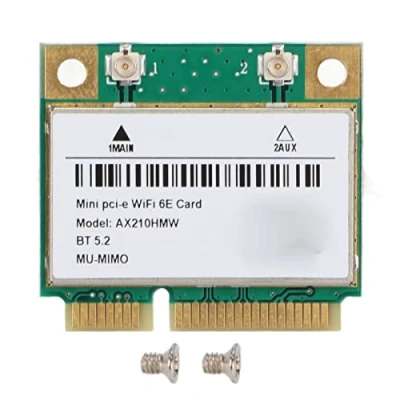 Immagine di Yunseity Scheda Wireless 2.4GHz 5GHz 6GHz Mini PCIE Interfaccia Modulo Adattatore di Rete Trasmissione Ad Alta Efficienza PCI Express Wi Fi