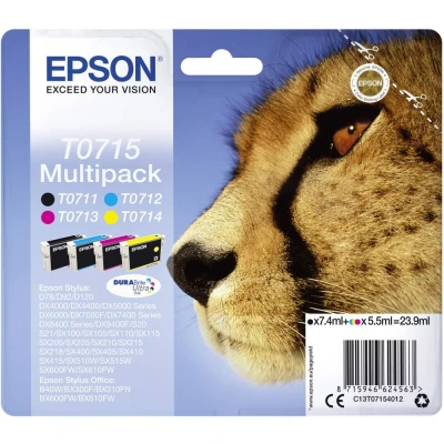Immagine di EPSON MULTIPACK (T071) 4 COLORI STYD78