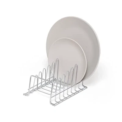 Immagine di simplywire Rastrelliera per piatti/scolapiatti Organizer credenze da cucina Cromato Piccolo