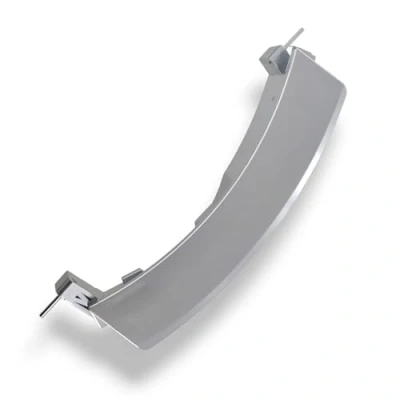Immagine di DL pro Maniglia per porta Bosch Siemens Constructa 648581 00648581 in plastica, colore: argento, 23 x 9 4,2 cm, lavatrice e asciugatrice