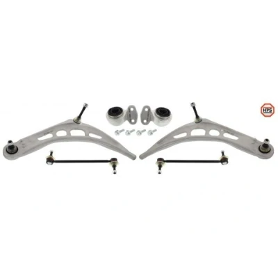 Immagine di MAPCO 53676/1HPS Kit braccio oscillante, Sospensione ruota Assale anteriore bilaterale, inferiore con barra d&#039;accoppiamento, cuscinetto in gomma