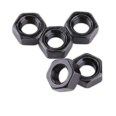 Immagine di 100 Pz / set M2 M5 Filetto metrico esagonale dadi esagonali in acciaio zincato nero Kit al carbonio per macchina di fissaggio(M3)