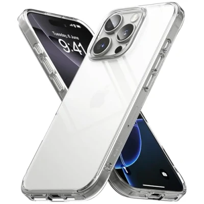 Immagine di Ringke Fusion Compatibile con Cover iPhone 16 Pro Max, Calza Perfetta, Custodia Trasparente e Antiurto Protettiva Robusta Ottima Grip Clear