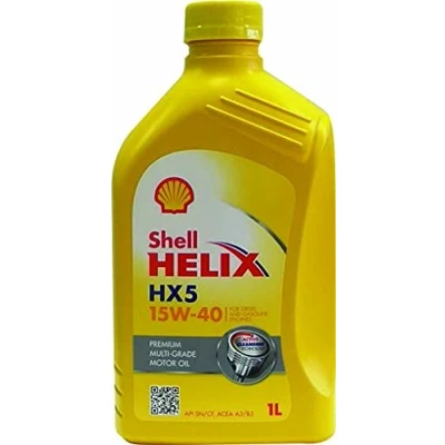 Immagine di Shell Olio Helix Hx5, 15W40, A10E, Lubrificanti Automobile, 1 lt