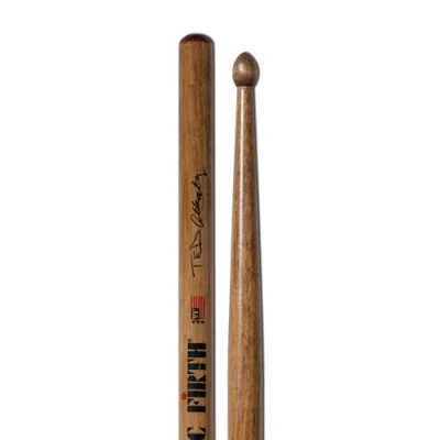Immagine di Vic Firth Bacchette per Batteria Rullante Symphonic Collection Serie Signature Ted Atkatz Persimmon Punta di Legno