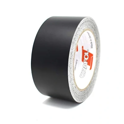 Immagine di Finest Folia 10m Strisce adhesive decorative opaco per auto moto barca e modellismo in vari colori autoadesive Lunghezza (30mm, Nero opaco)