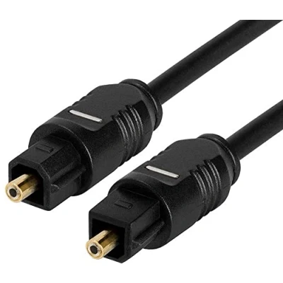 Immagine di Techly 303164 Cavo Audio Ottico Digitale Toslink (SPDIF) M/M 5m ø 2.2mm Nero