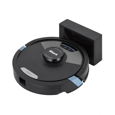 Immagine di Shark Matrix Plus 2 in 1 Robot Aspirapolvere Lavapavimenti, Mappatura LiDAR, Edge Cleaning, Tappeti, Pavimenti, Peli di Animali, Antiallergeni, Ricarica Automatica, Wi Fi/App/Alexa, Nero, RV2620WDEU