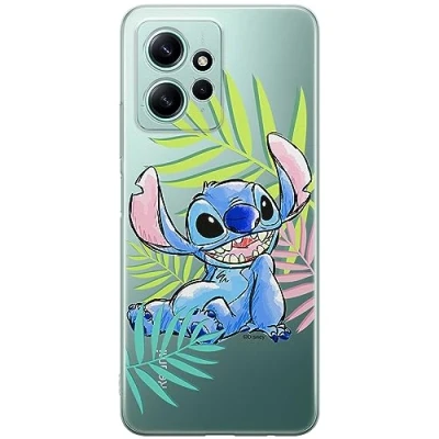 Immagine di ERT GROUP custodia per cellulare Xiaomi REDMI NOTE 12 4G originale e con licenza ufficiale Disney, modello Stitch 008 adattato alla forma dello smartphone, parzialmente trasparente