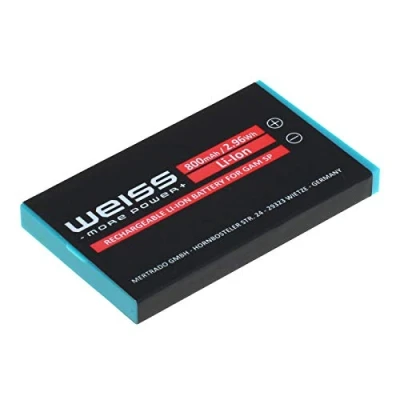 Immagine di WEISS Batteria AGS 001, 003, Sam SPRBP Compatibile con Nintendo Game Boy Advance SP Ricambio da 800mAh Sostituzione per Console Giochi