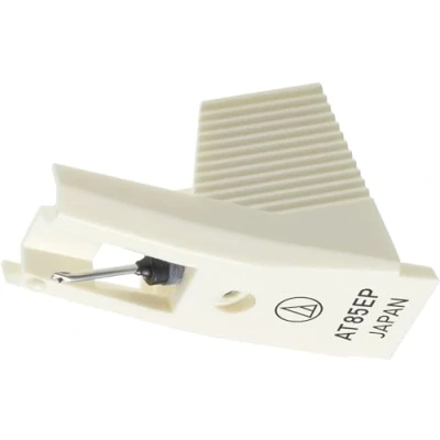 Immagine di Audio Technica ATN85EP Elliptical stylus (Replacement for these Phono Cartridges: AT81CP, AT300P, AT3482, AT3482H/U, AT3482P, AT90CD (White)