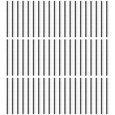 Immagine di Pin Header Breakaway PCB Board Single Row Right Angle Male 40 2.54mm Straight Dritti Connettori for Technology Arduino Prototype Shield, Raspberry DIY 60 Pieces